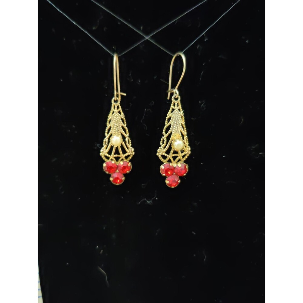Gold Tone Chandler Earrings